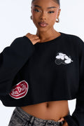 Von Dutch X Disney Mickey Crew Sweatshirt - Black