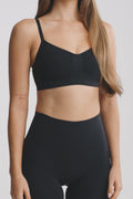 Nova Sculpt Seamless Strong Compression Bralette - Black