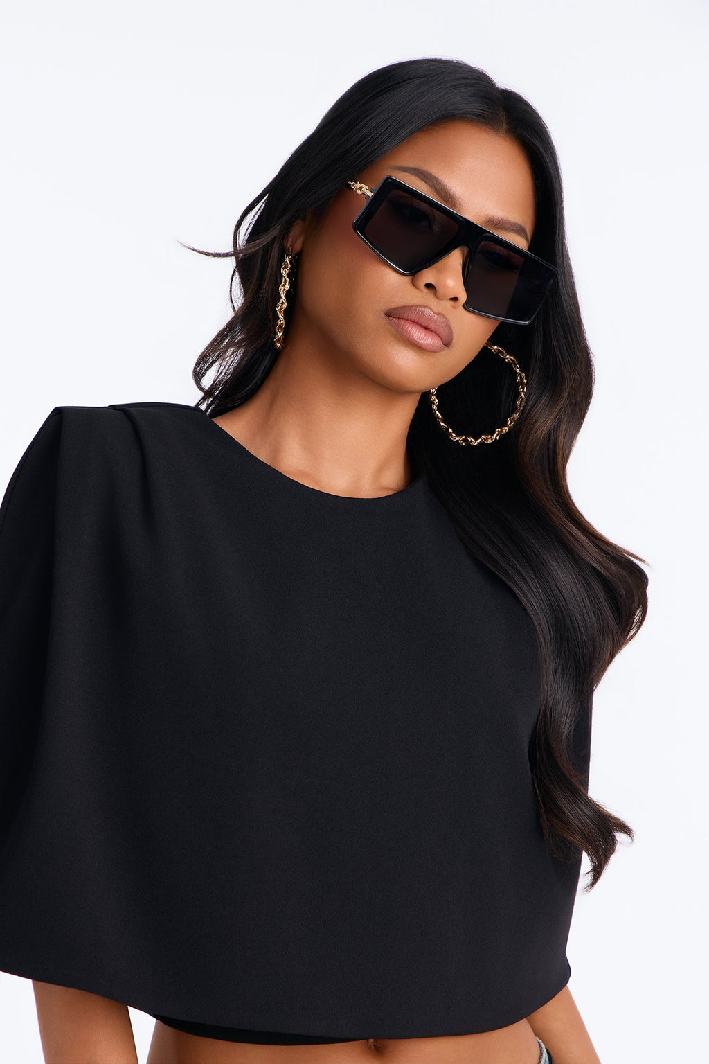 It's Too Late Sunglasses - Black