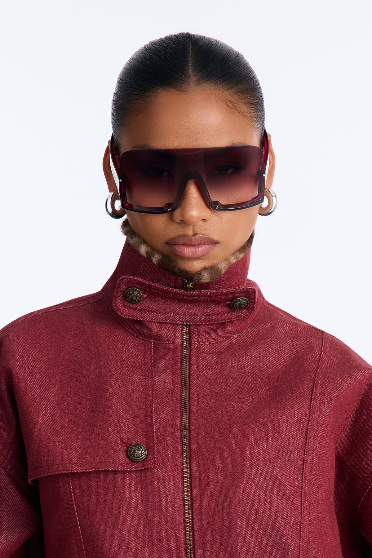 Motion Mode Sunglasses - Burgundy