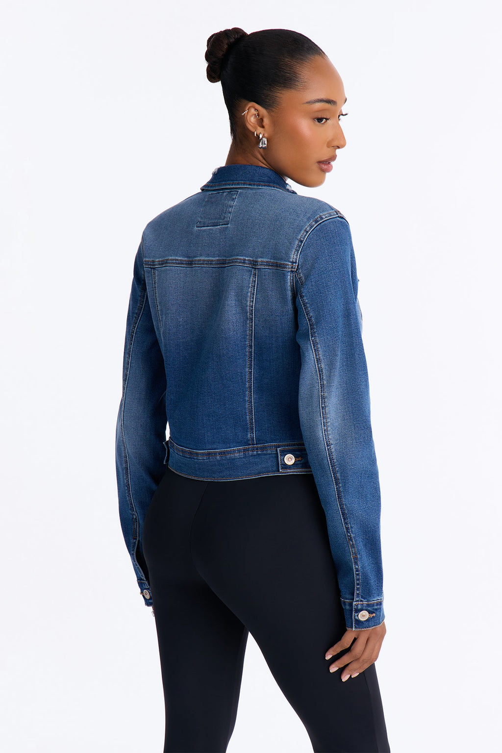 Go Getter Stretch Denim Jacket - Medium Wash