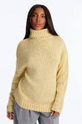 Positive Energy Turtleneck Sweater - Butter Yellow