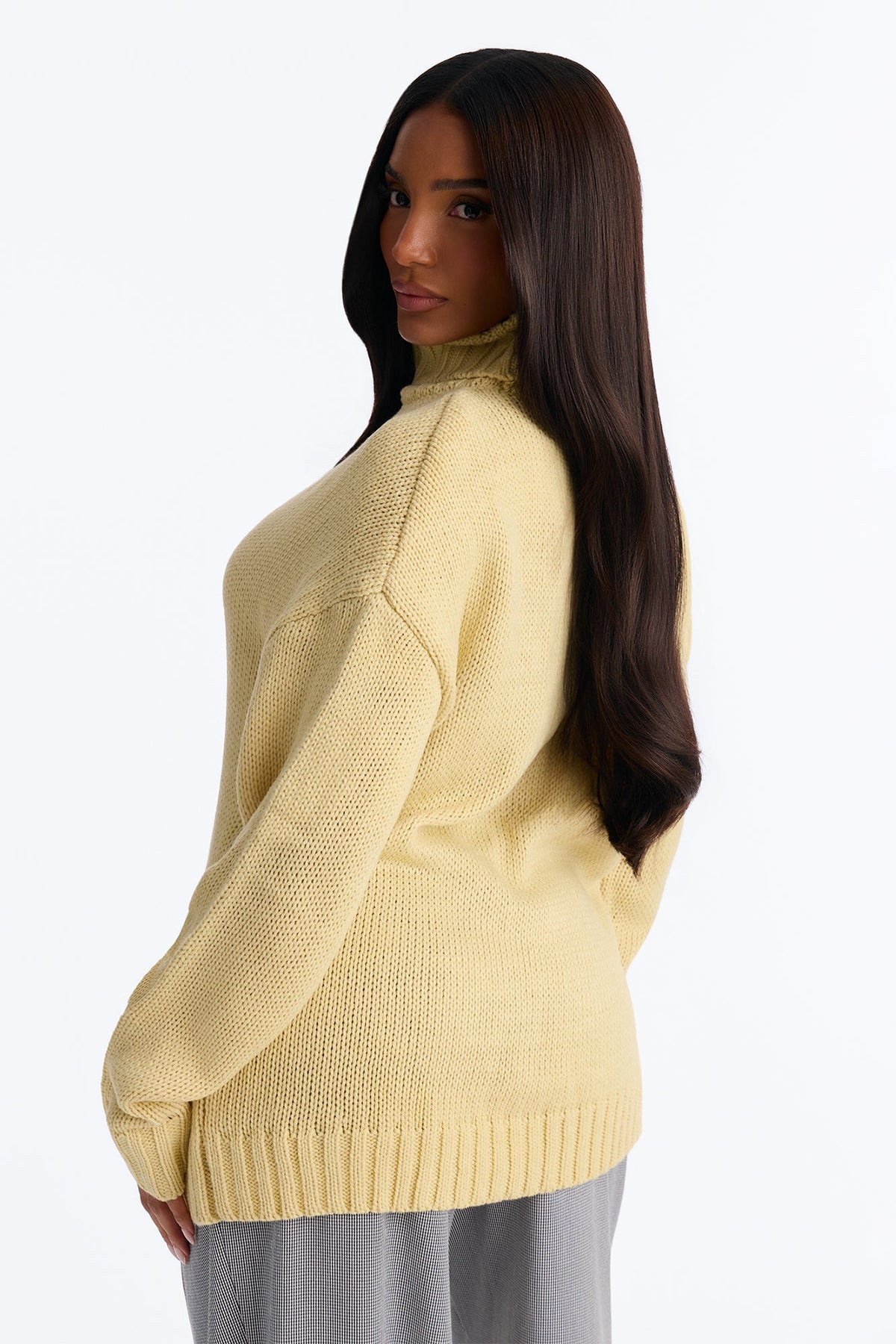 Positive Energy Turtleneck Sweater - Butter Yellow