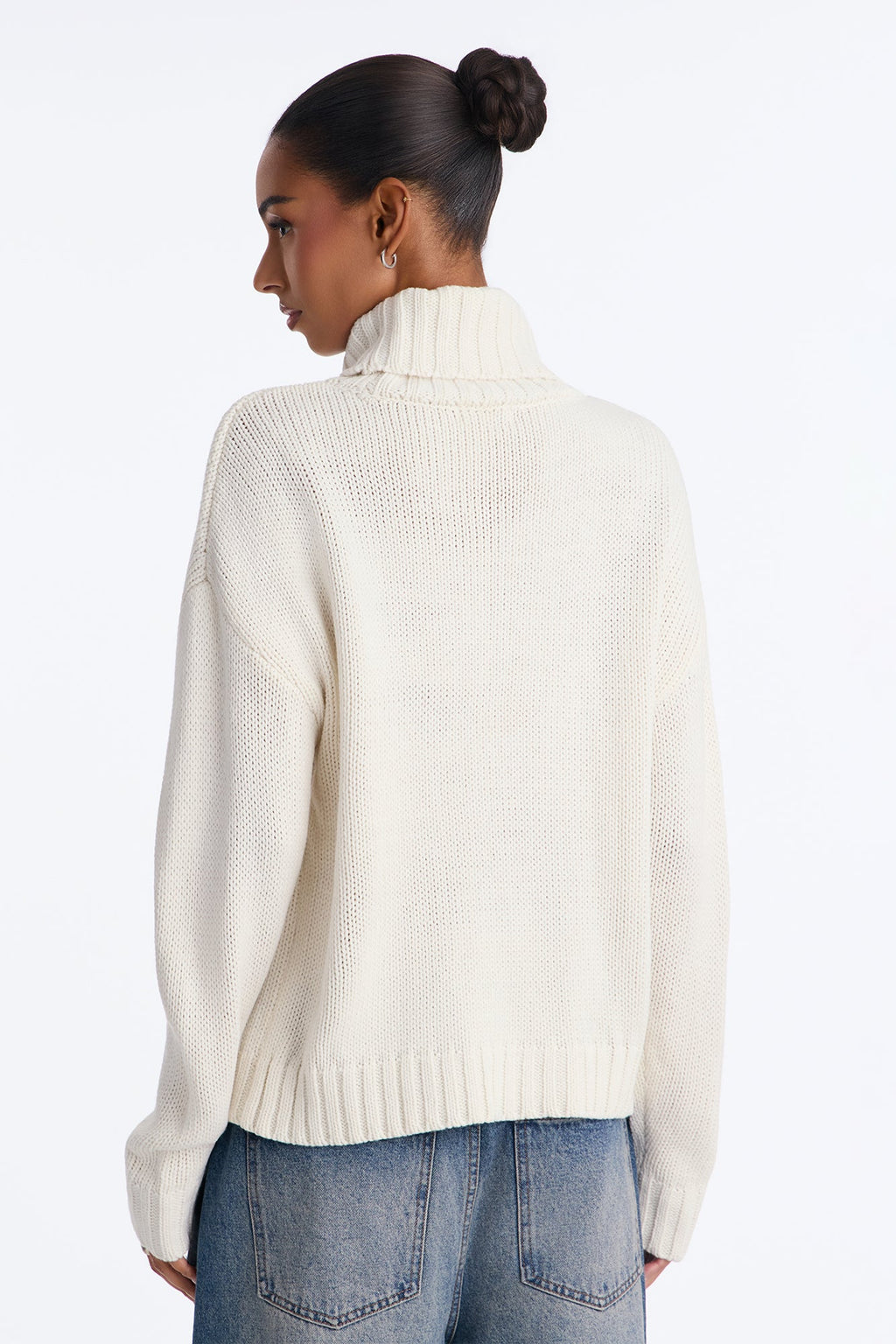 Positive Energy Turtleneck Sweater - Ivory