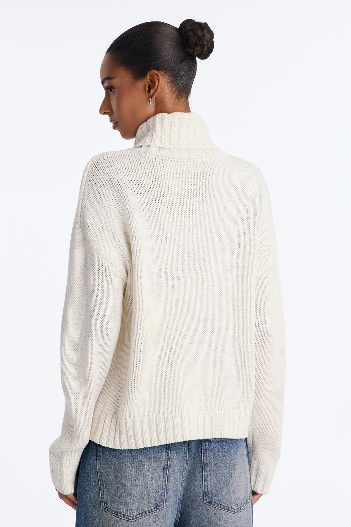 Positive Energy Turtleneck Sweater - Ivory