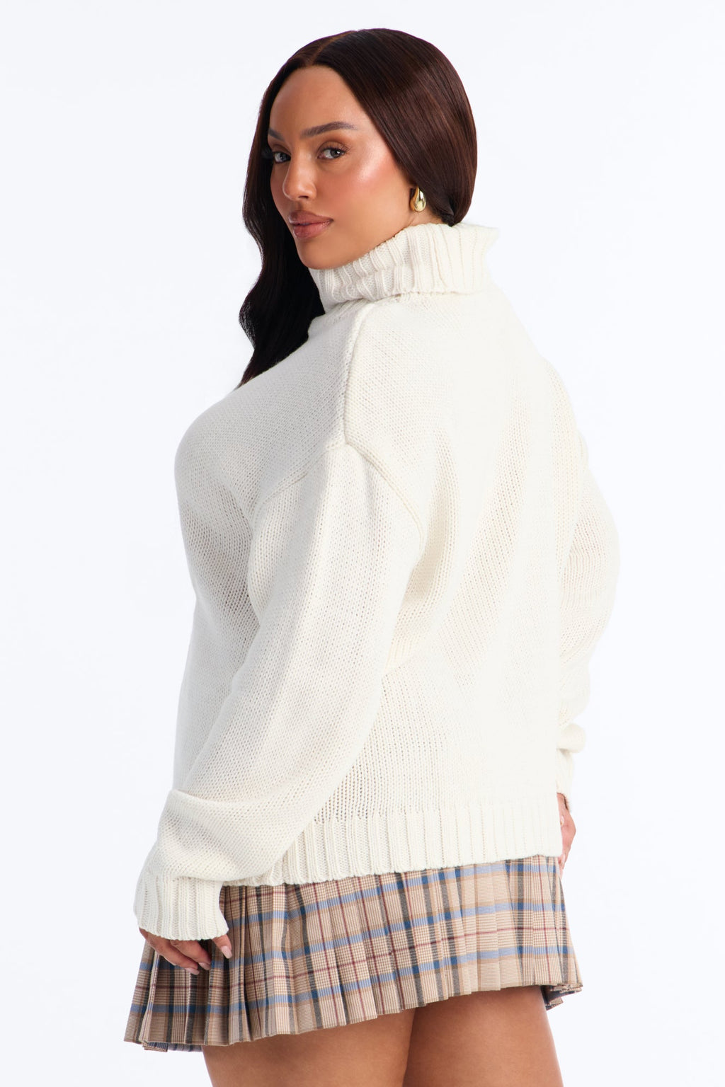 Positive Energy Turtleneck Sweater - Ivory