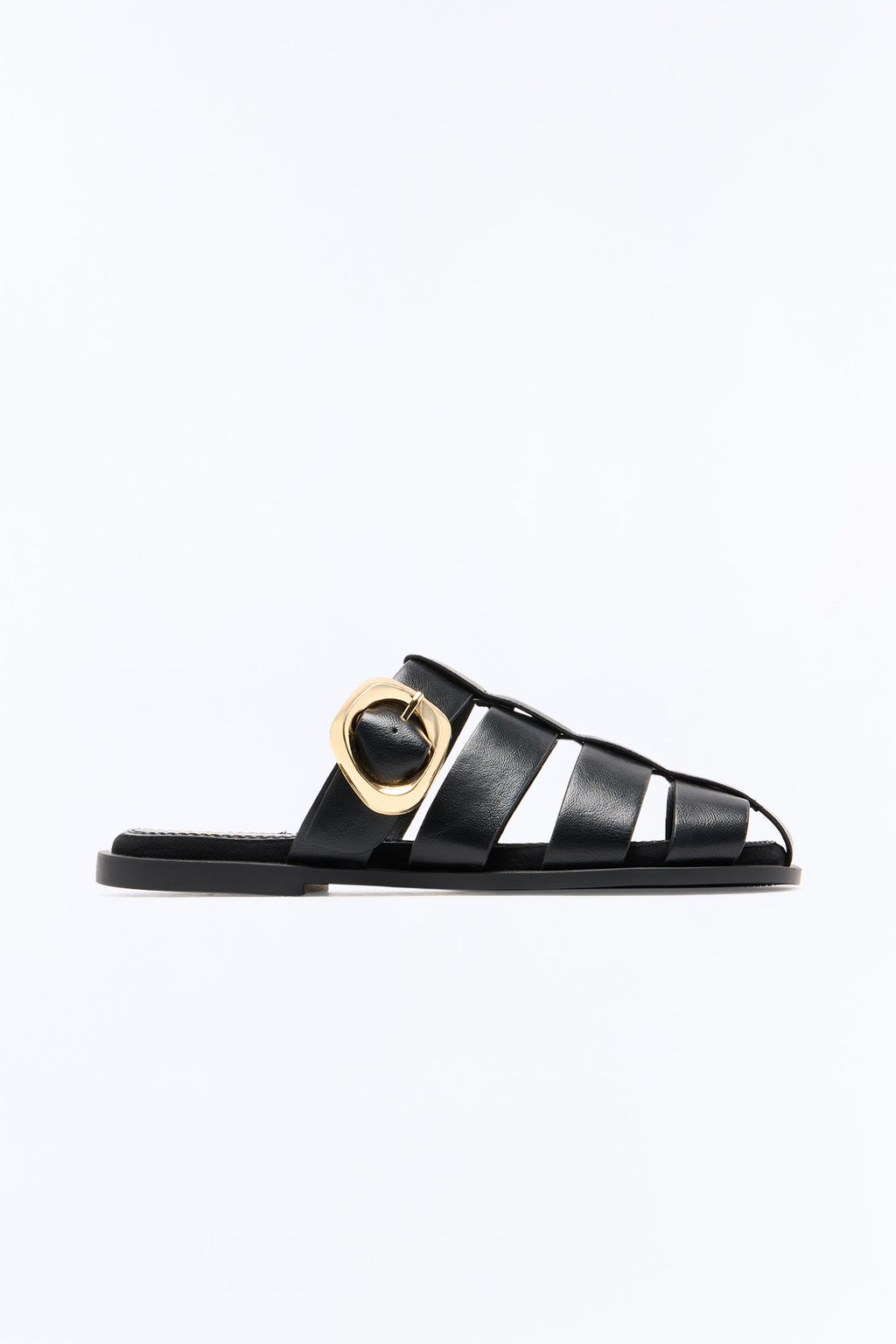 Good as New Fisherman Flat Sandal - Black
