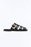 Good as New Fisherman Flat Sandal - Black