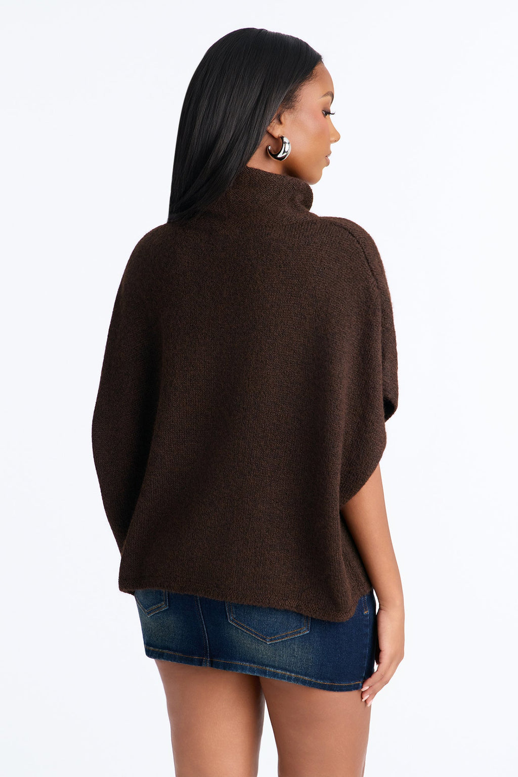 Crisp Leaves Pullover Sweater - Brown