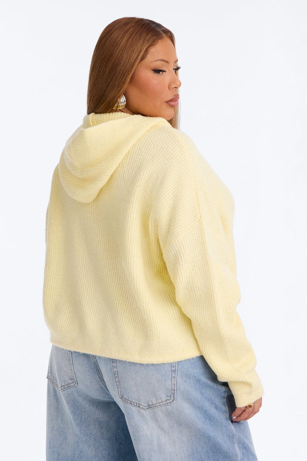 Maple Skies Hooded Cardigan - Butter Yellow