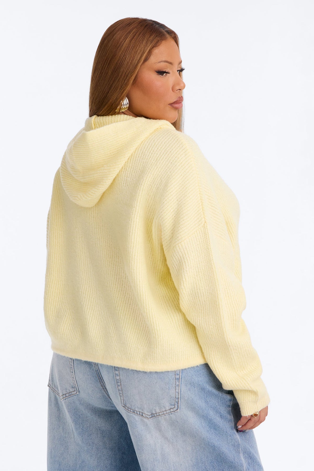Maple Skies Hooded Cardigan - Butter Yellow