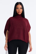 Spiced Treats Pullover Sweater - Burgundy