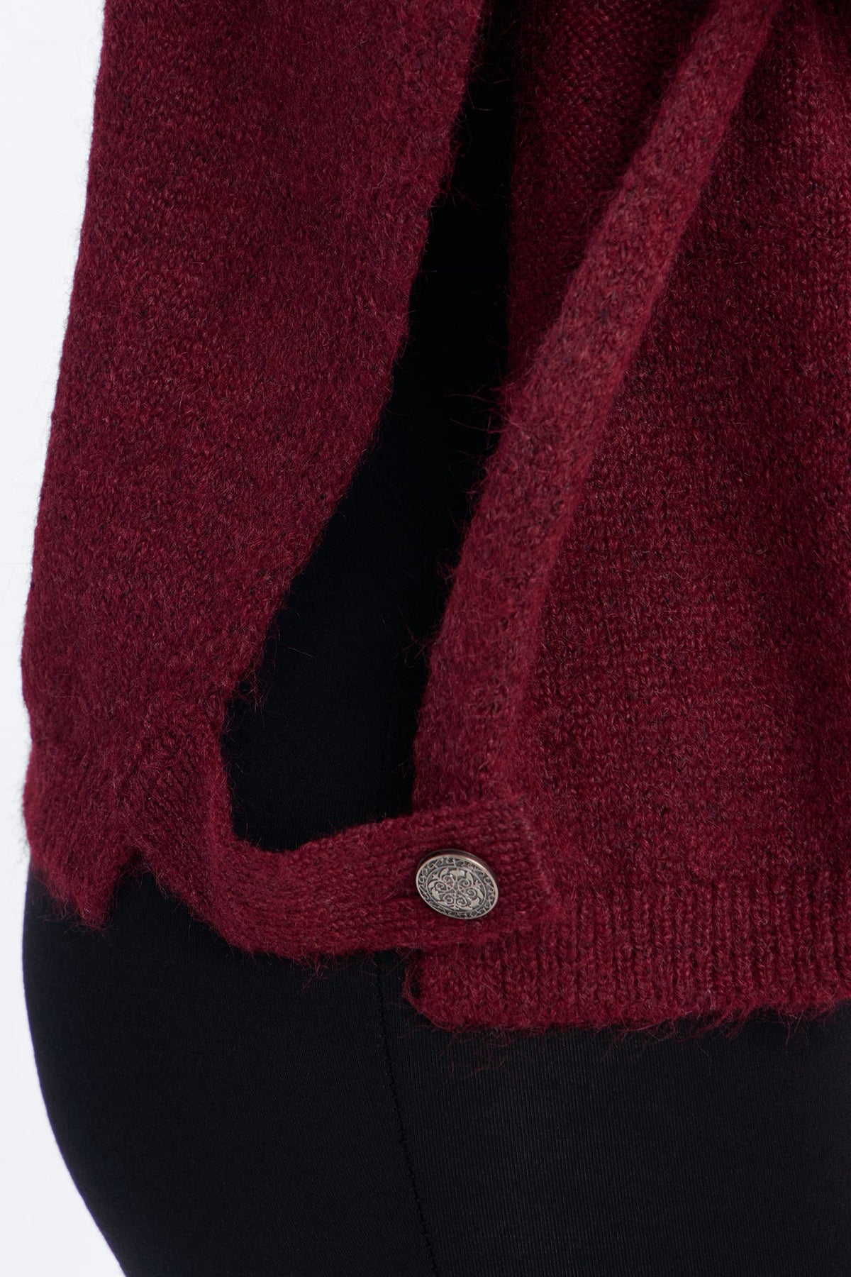 Spiced Treats Pullover Sweater - Burgundy