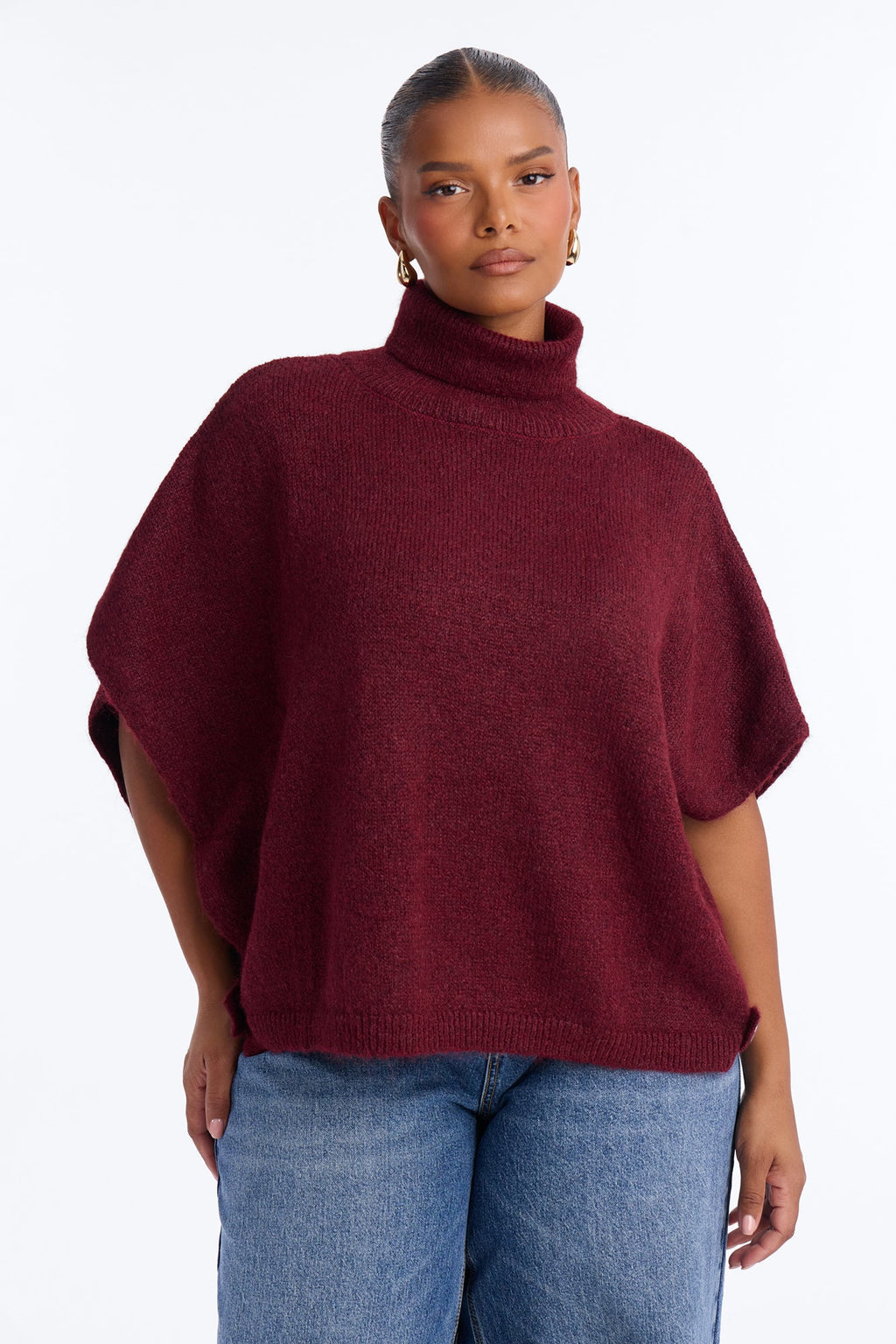 Spiced Treats Pullover Sweater - Burgundy