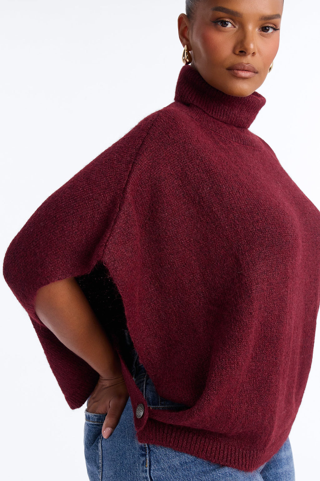 Spiced Treats Pullover Sweater - Burgundy