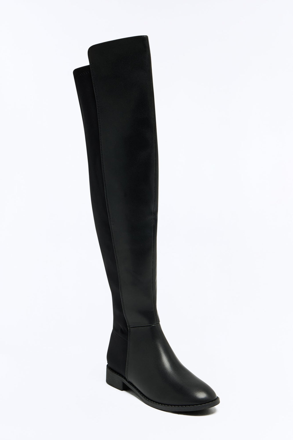 Astrid Thigh High Boots - Black