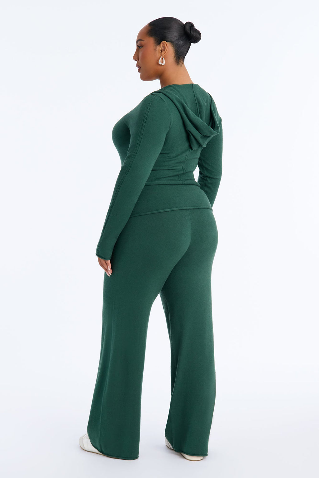 Mika Hooded Sweater Pant Set - Hunter
