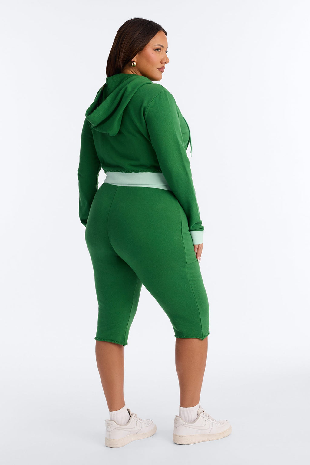 Keeping Up With Me Capri Set - Green