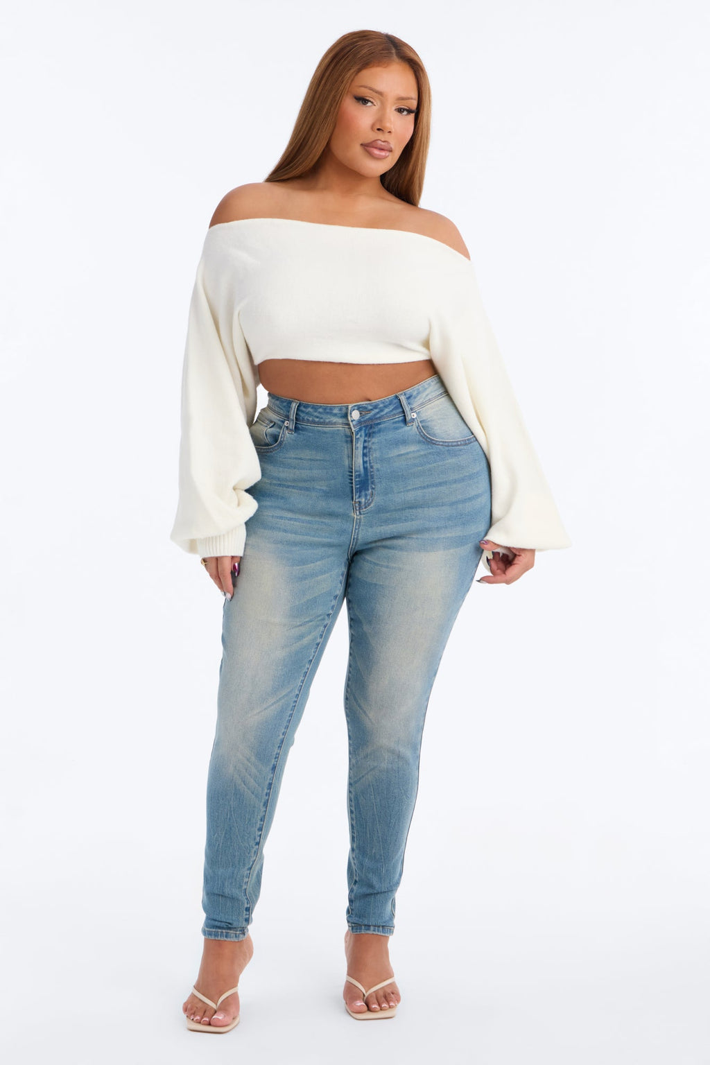 Santa Marta Sweetheart Booty Lifter Skinny Jeans - Medium Wash