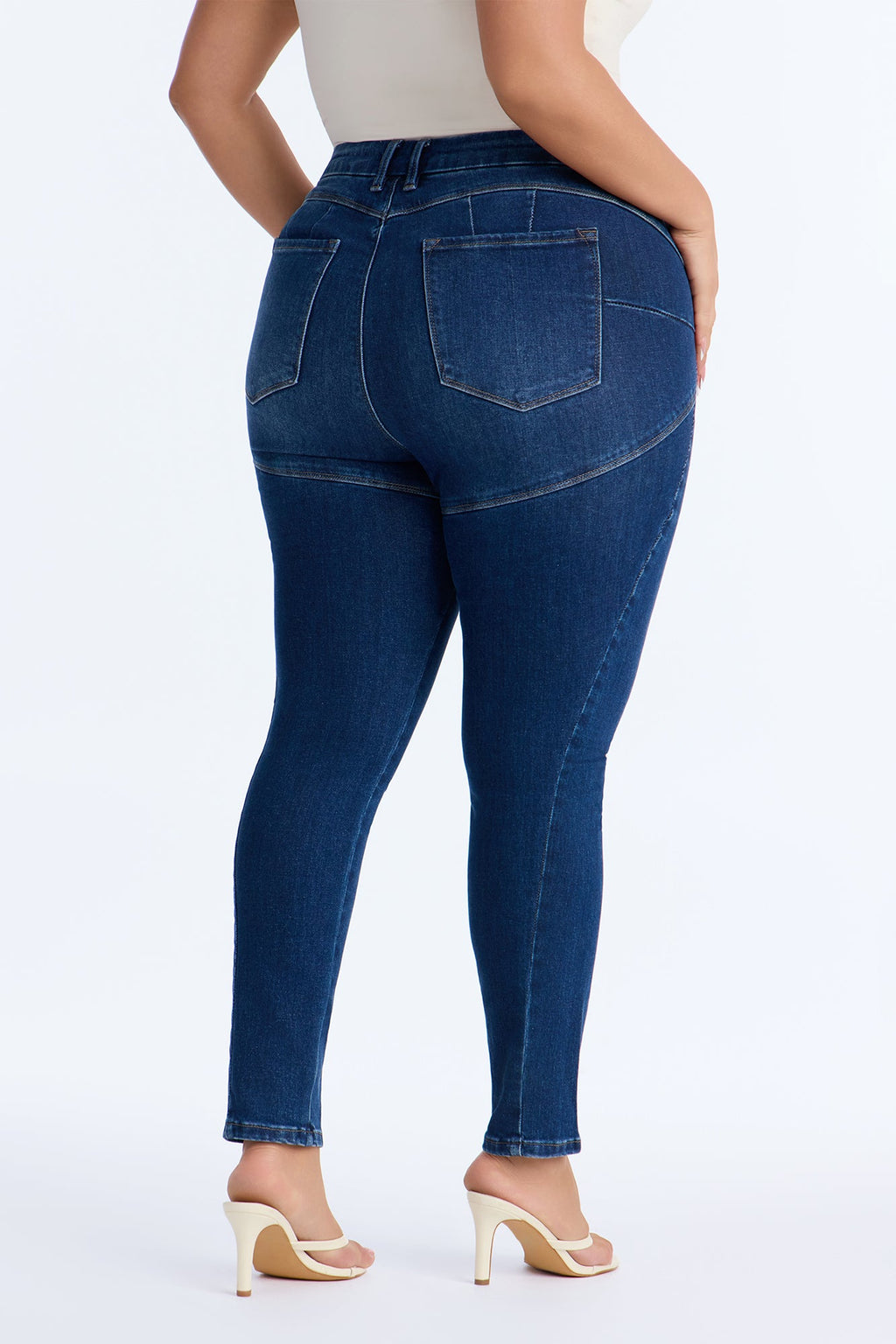 Verona High Rise Sculpt Skinny Jeans - Dark Wash