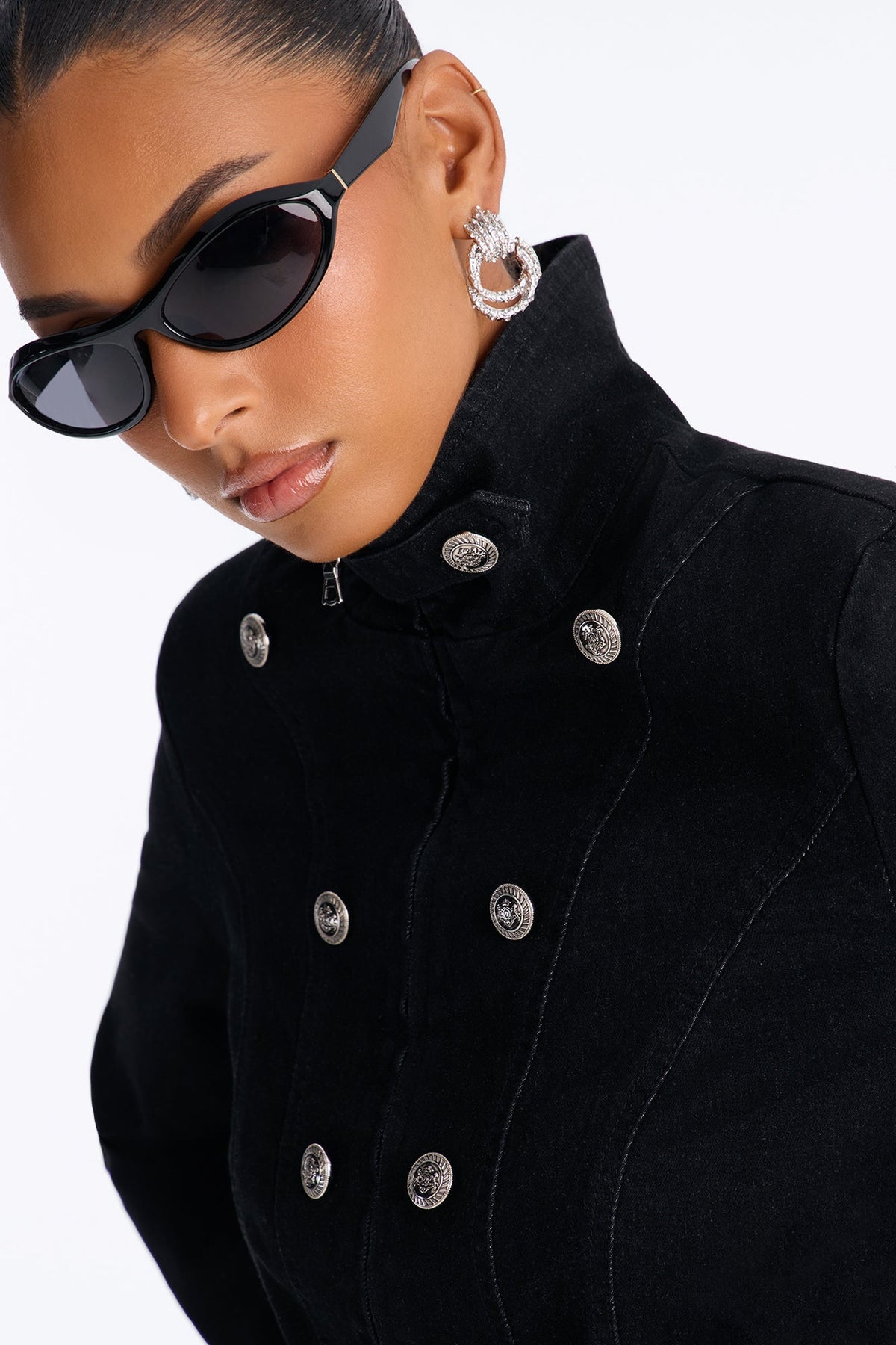 First Choice Stretch Denim Jacket - Black Wash