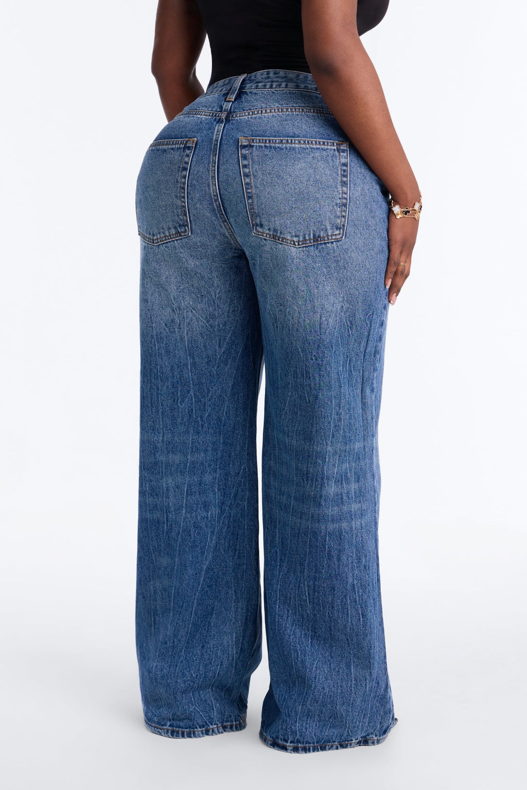 Back In My Game Baggy Jeans - Dark Wash