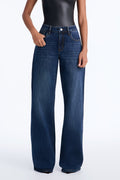 Tall Good Intentions High Rise Non Stretch Straight Leg - Dark Wash