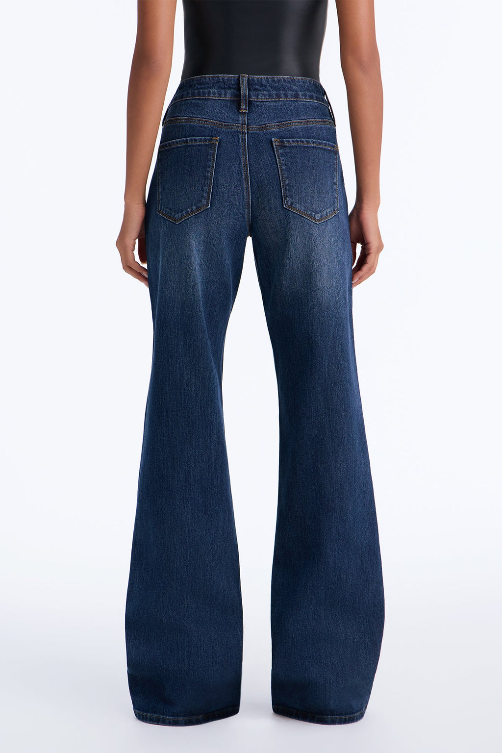 Tall Good Intentions High Rise Non Stretch Straight Leg - Dark Wash