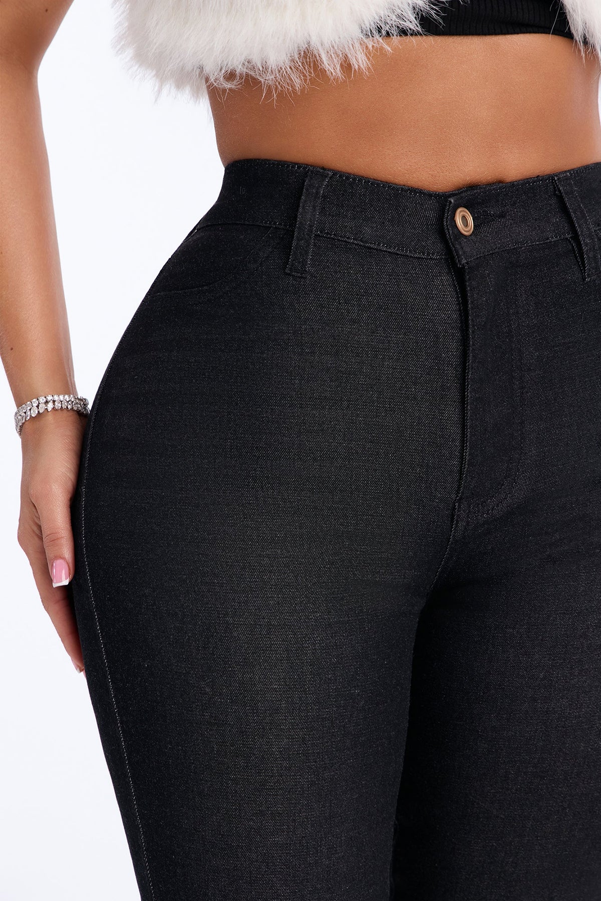 Living Life High Rise Stretch Skinny Jeans - Black