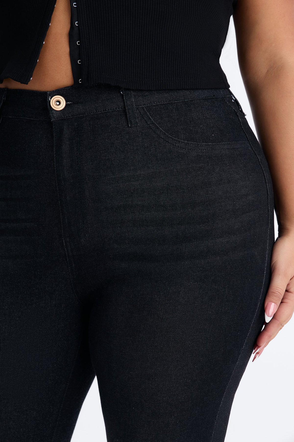 Living Life High Rise Stretch Skinny Jeans - Black