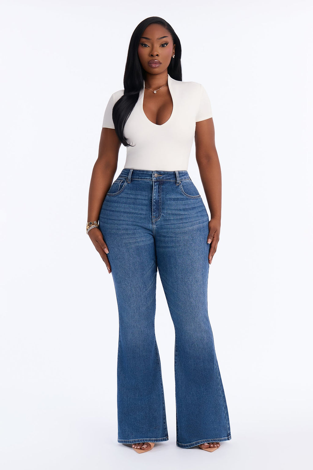 Remi Sculpt High Rise Flare Jeans - Dark Wash