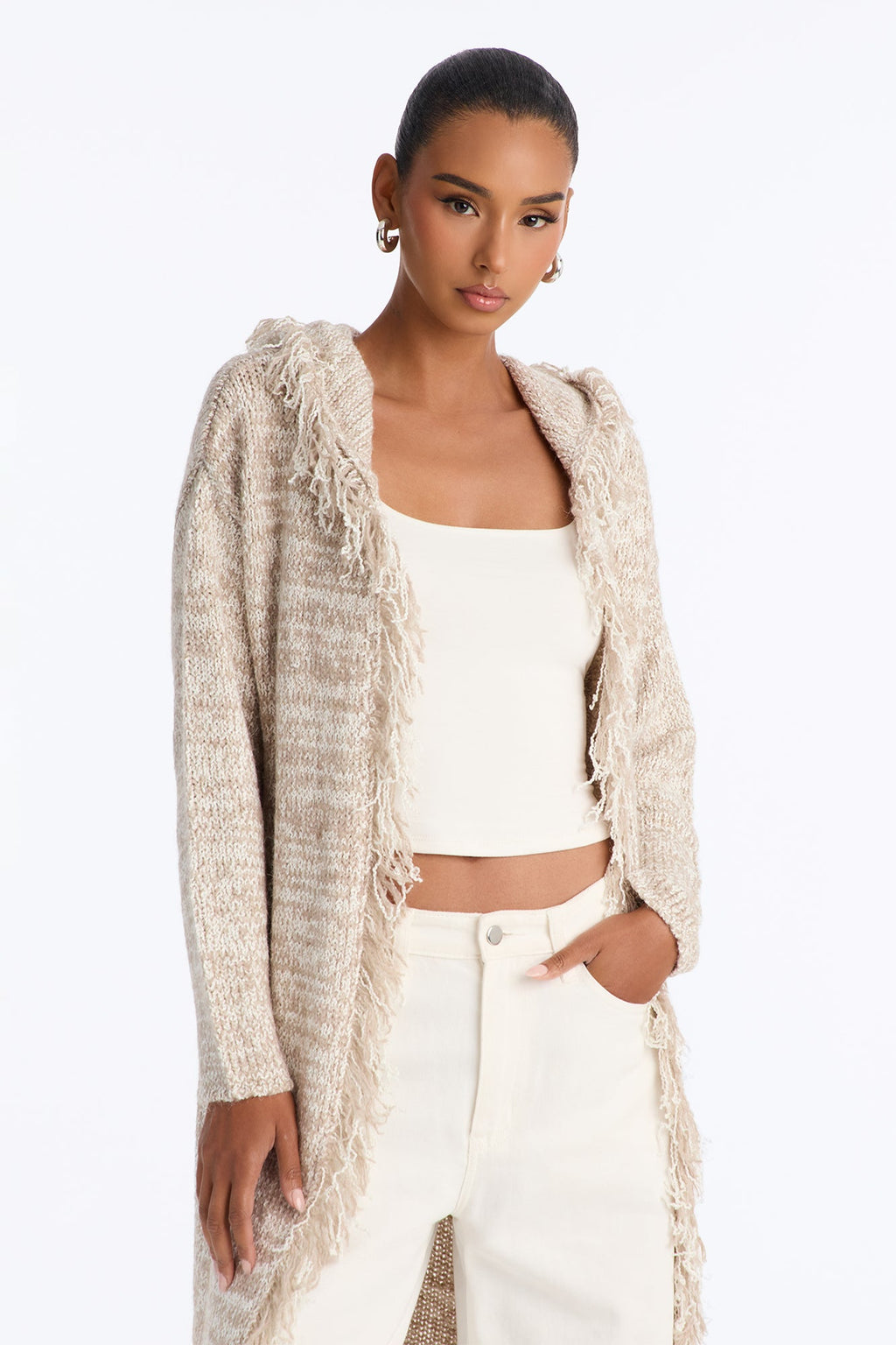 Clean Palette Maxi Cardigan - Taupe
