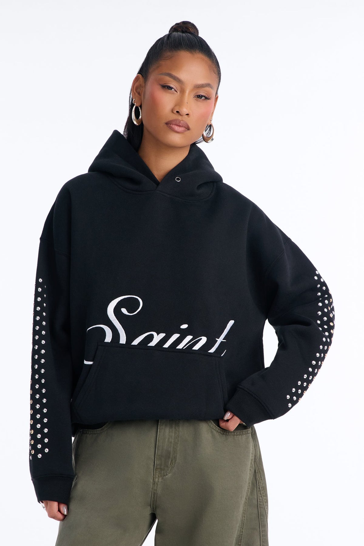 Fallen Saint Hoodie - Black
