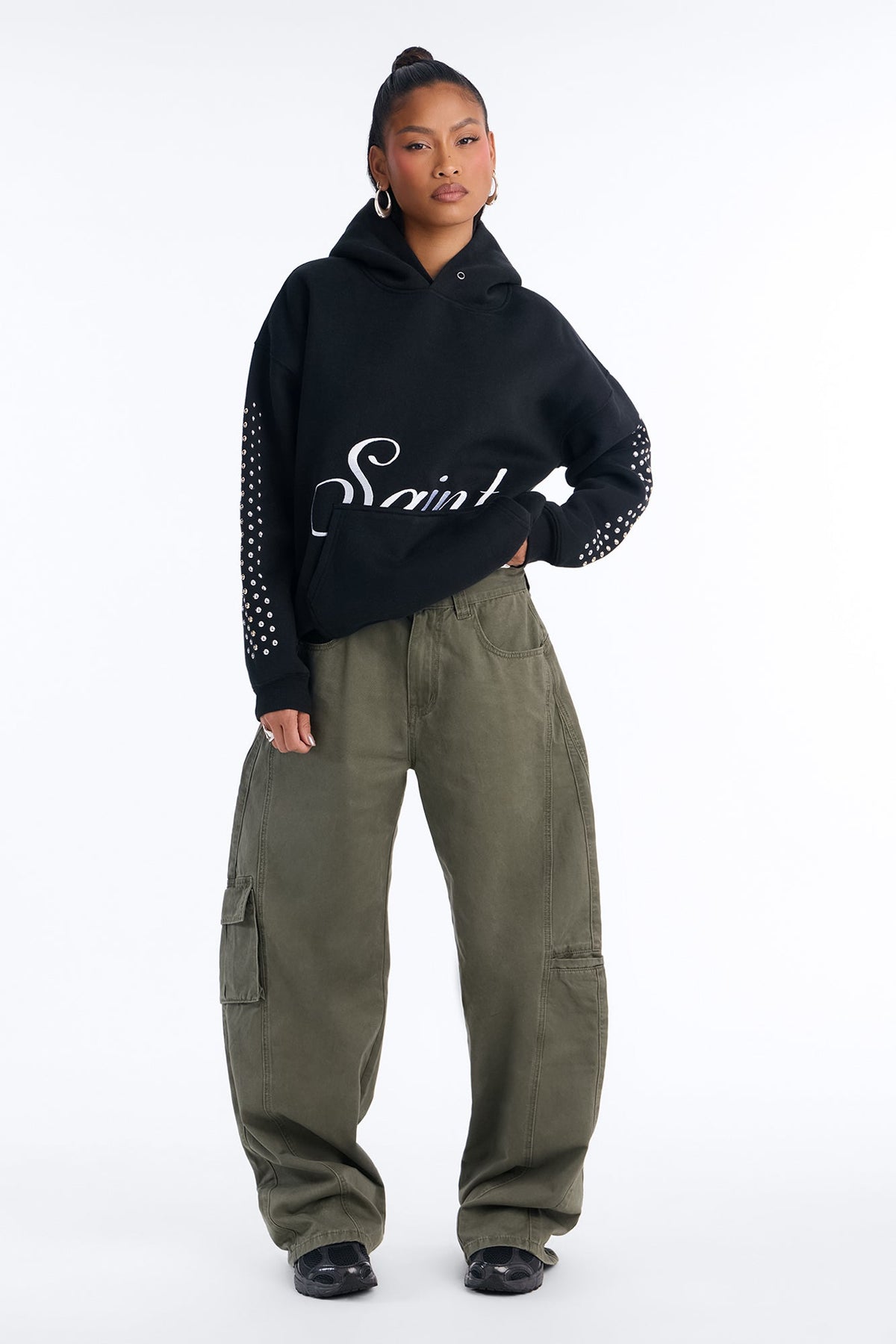 Fallen Saint Hoodie - Black