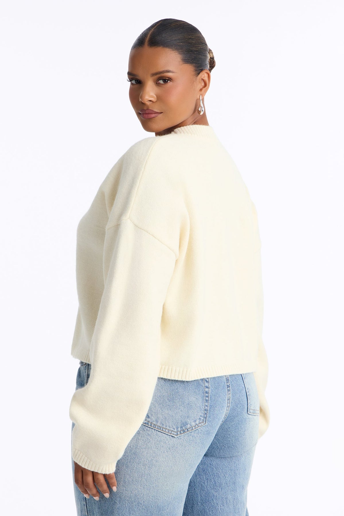 Martini Obsession Pullover Sweater - Cream
