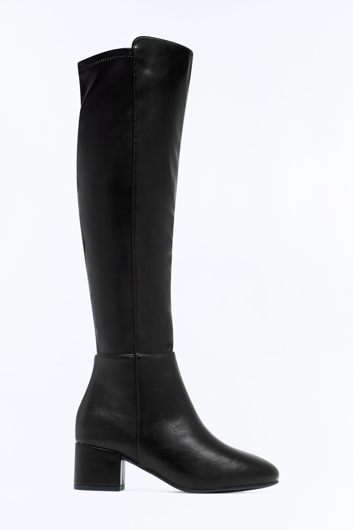 Hit Different Heeled Boots - Black