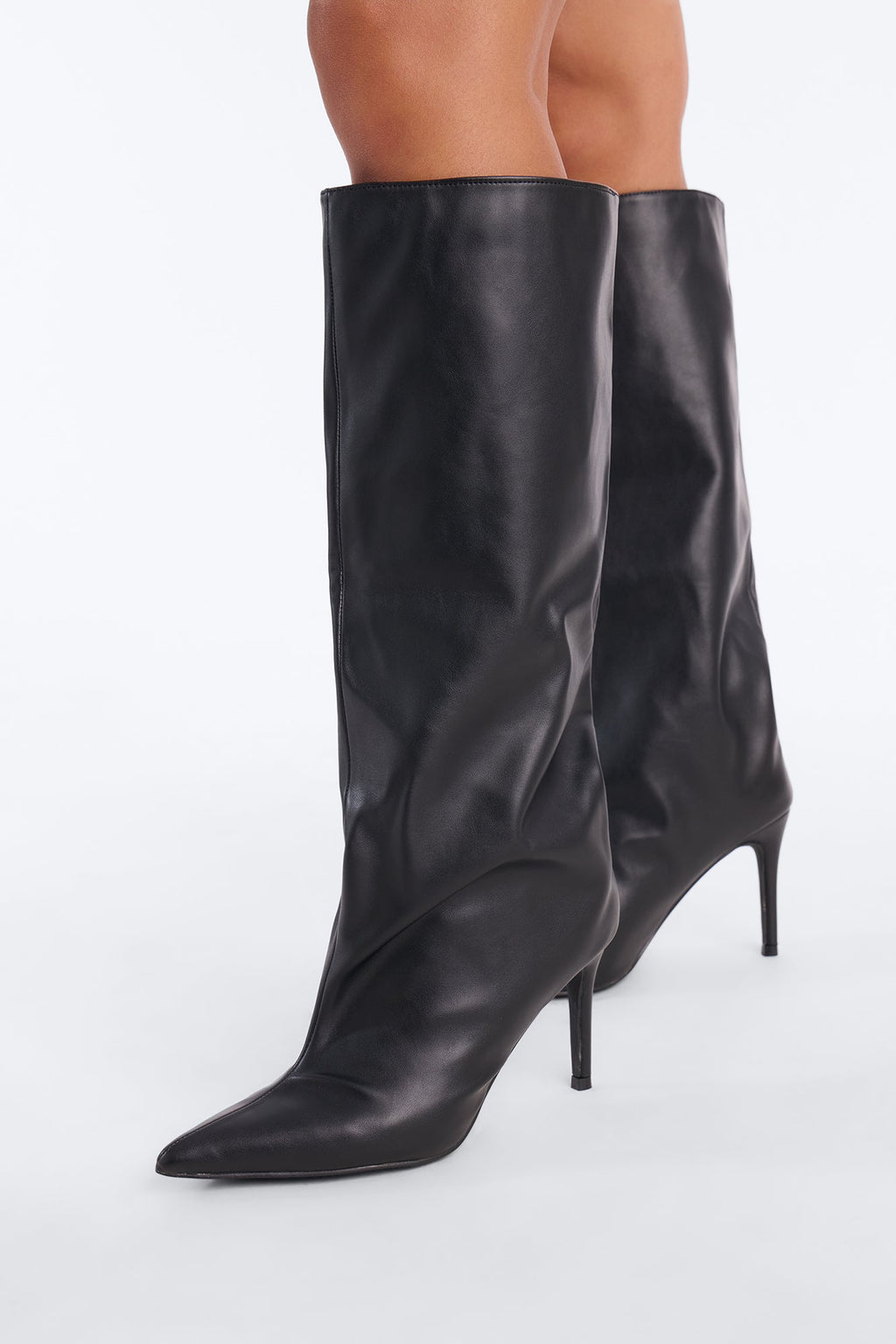 Keep It Real Heeled Boots - Black