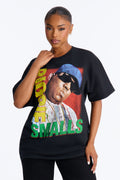 Biggie Smalls Big Poppa Tee - Black