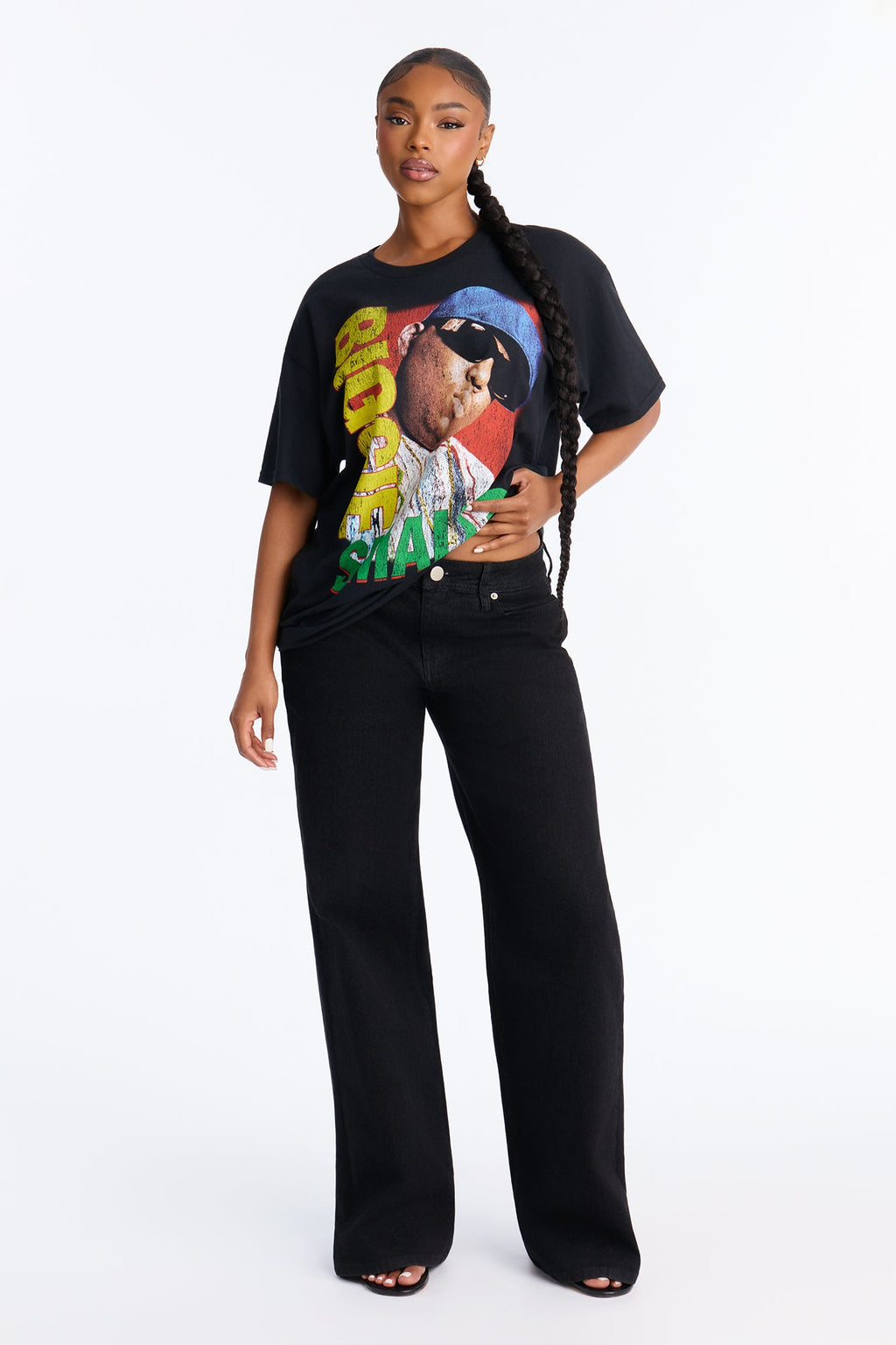 Biggie Smalls Big Poppa Tee - Black