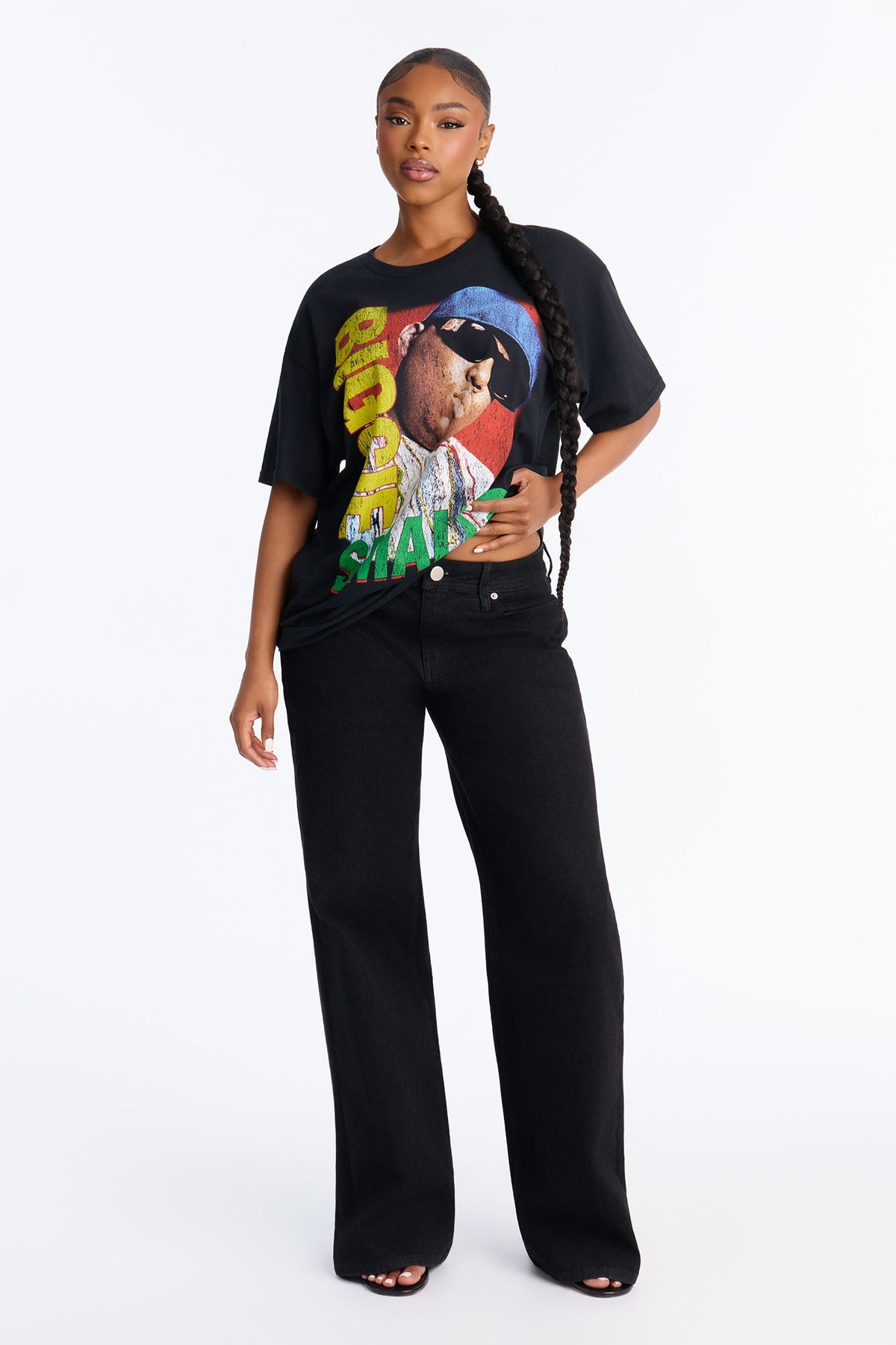 Biggie Smalls Big Poppa Tee - Black