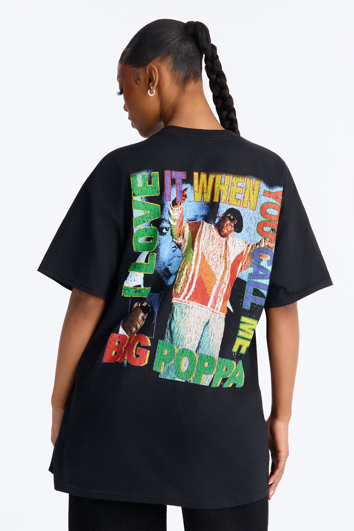 Biggie Smalls Big Poppa Tee - Black
