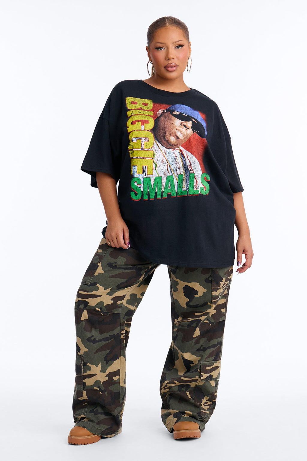 Biggie Smalls Big Poppa Tee - Black
