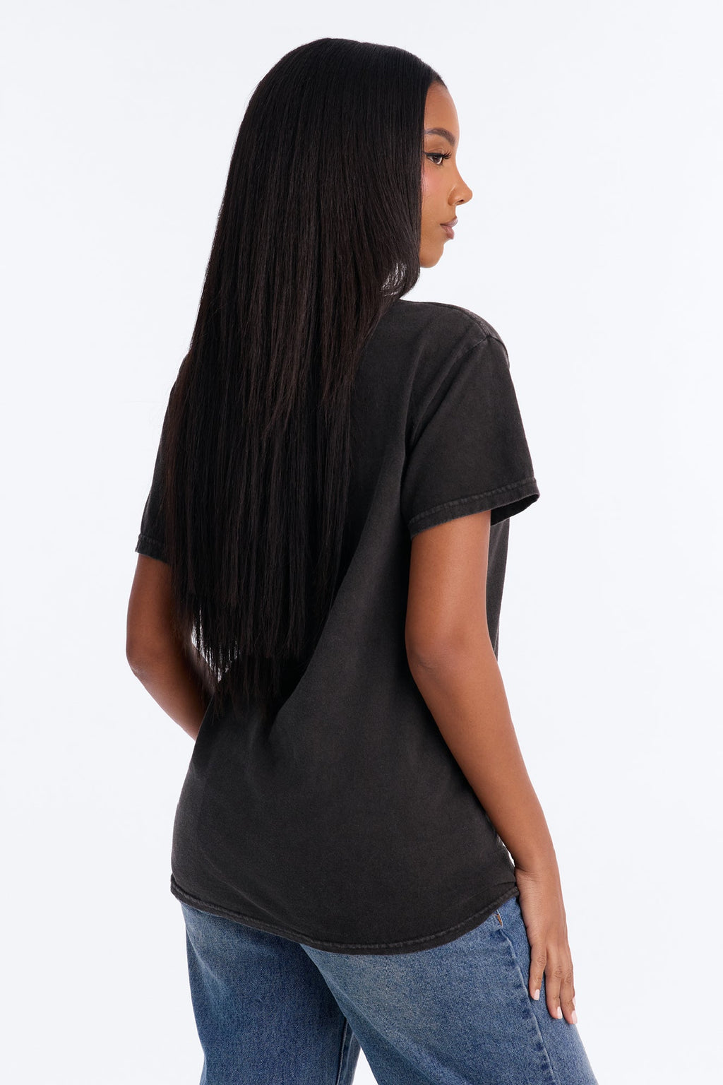 Biggie Smalls Classic Icon Washed Tee - Black