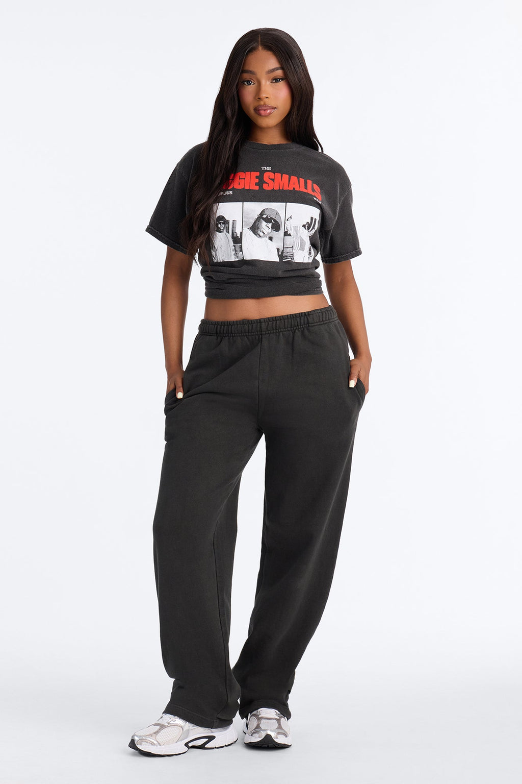 Biggie Smalls City Photoshoot Washed Tee - Black