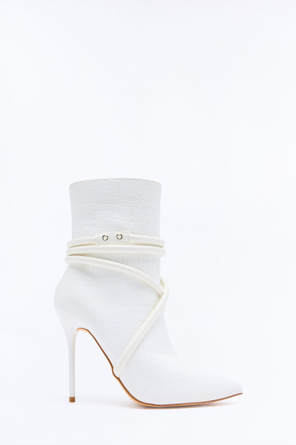 Camryn Booties - White