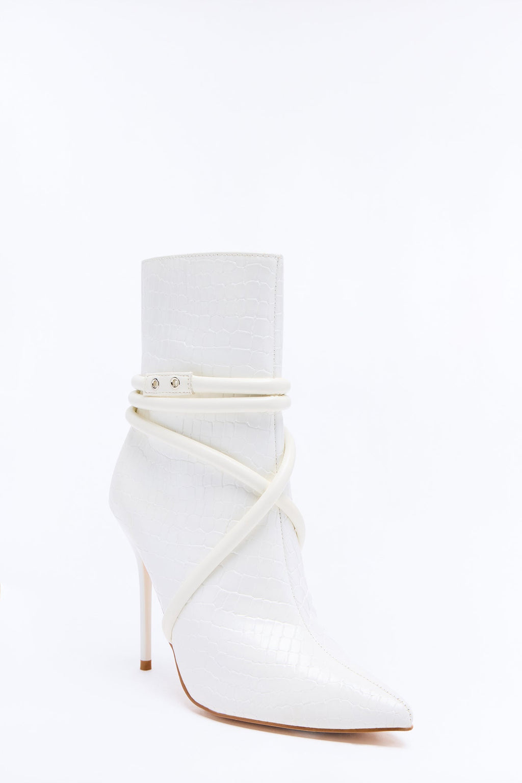Camryn Booties - White