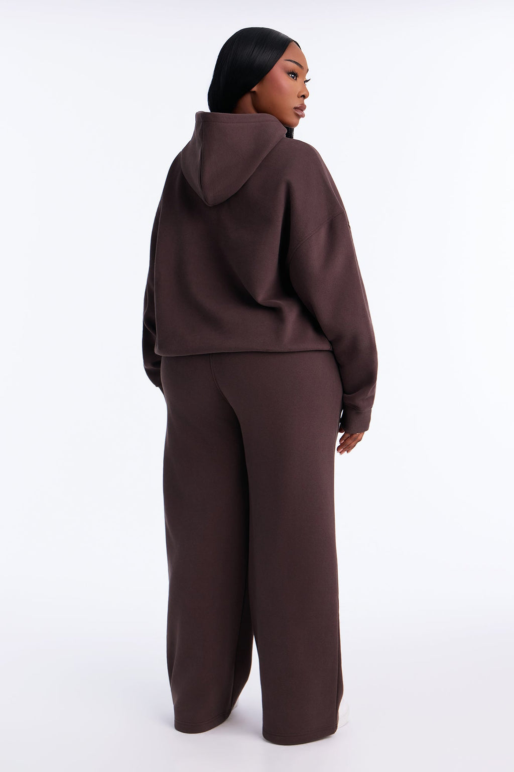 New York City Fleece Hoodie - Brown