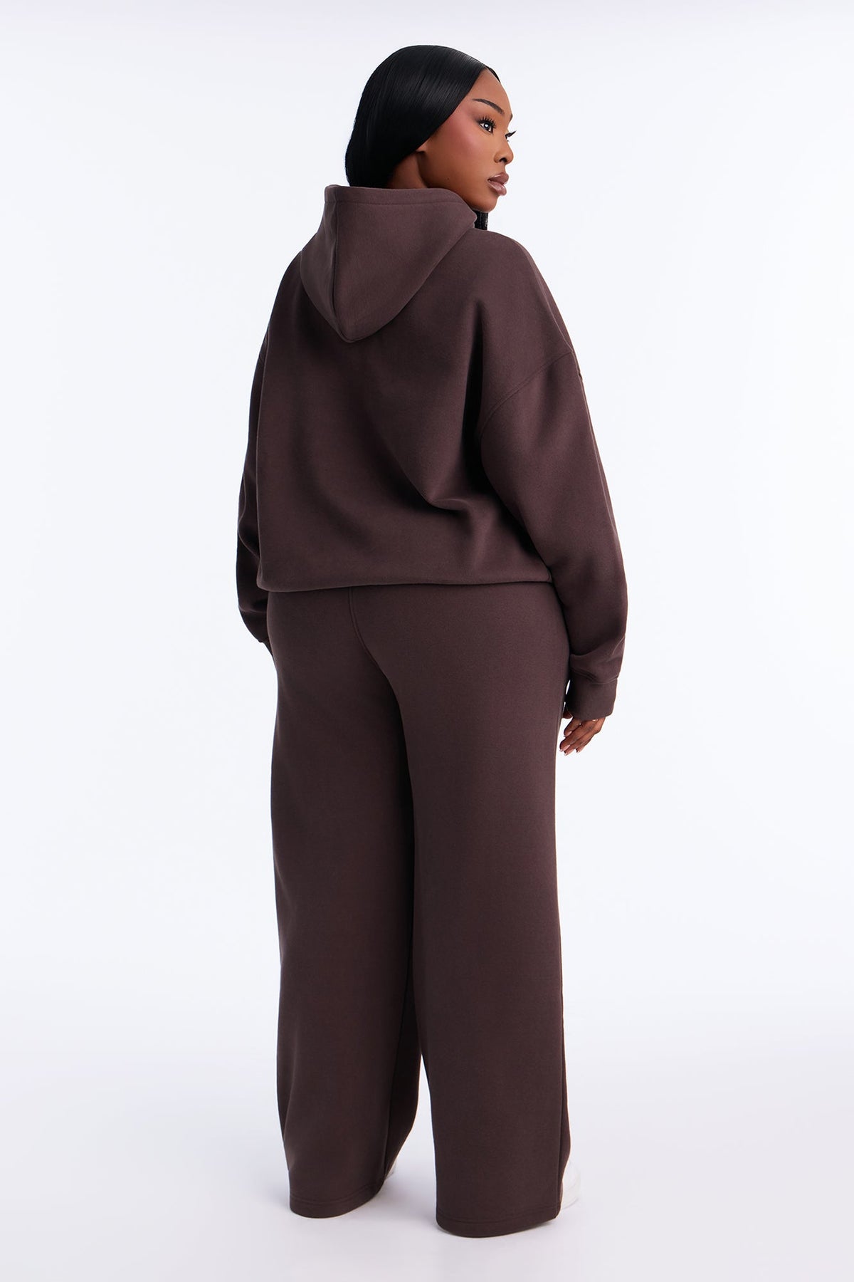New York City Fleece Hoodie - Brown