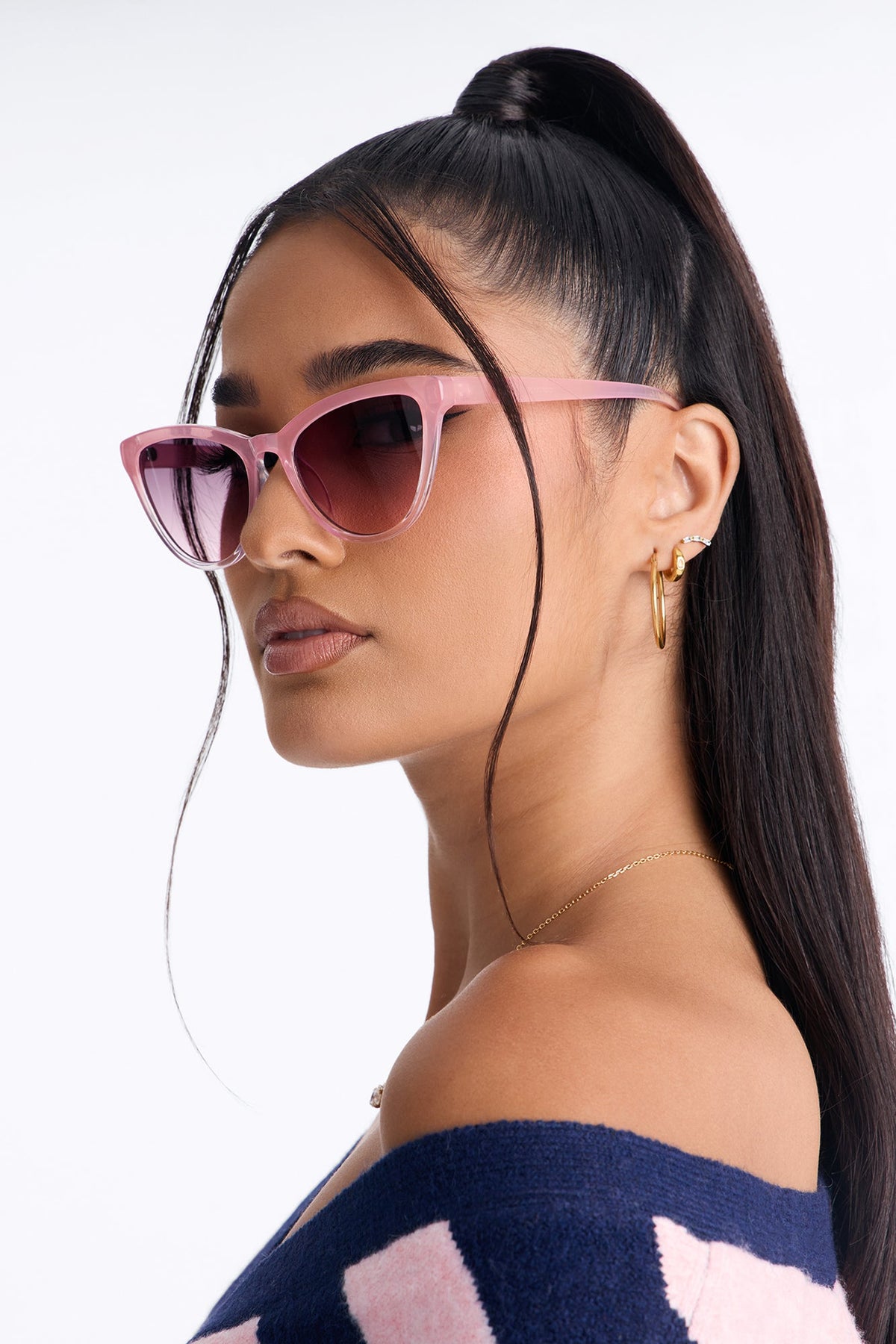 Strut That Walk Sunglasses - Pink