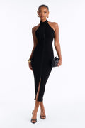 Lexi Snatched Maxi Dress - Black